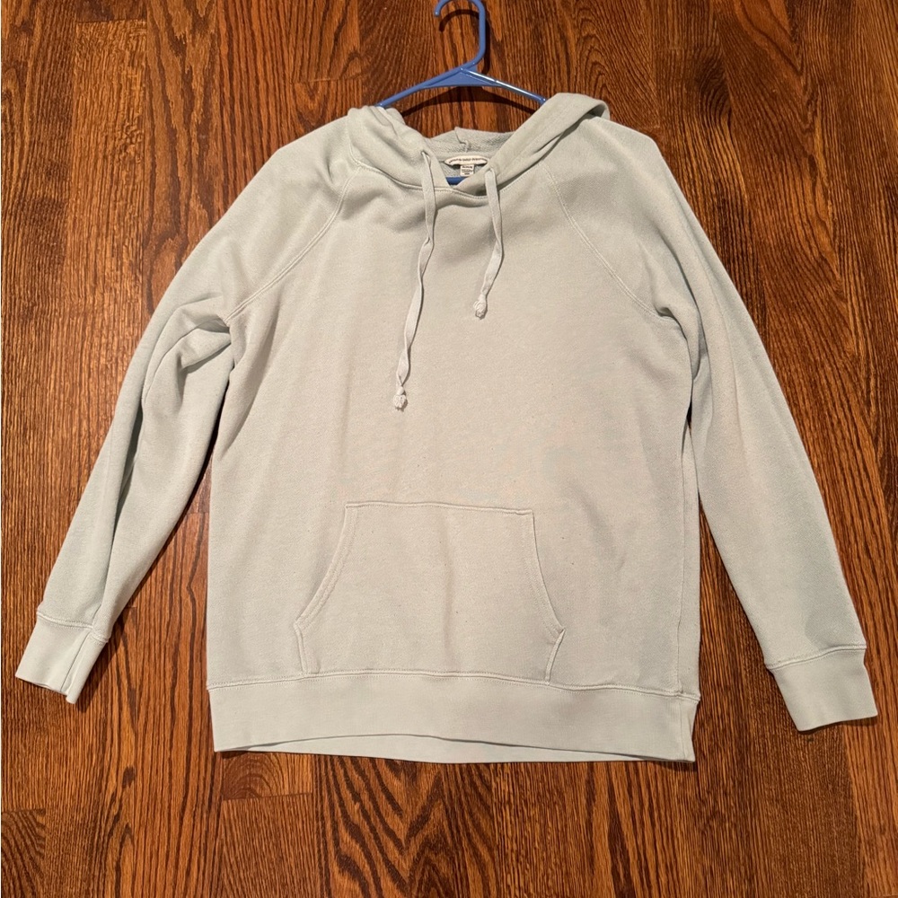 American Eagle Outfitters Light Blue Green Hoodie